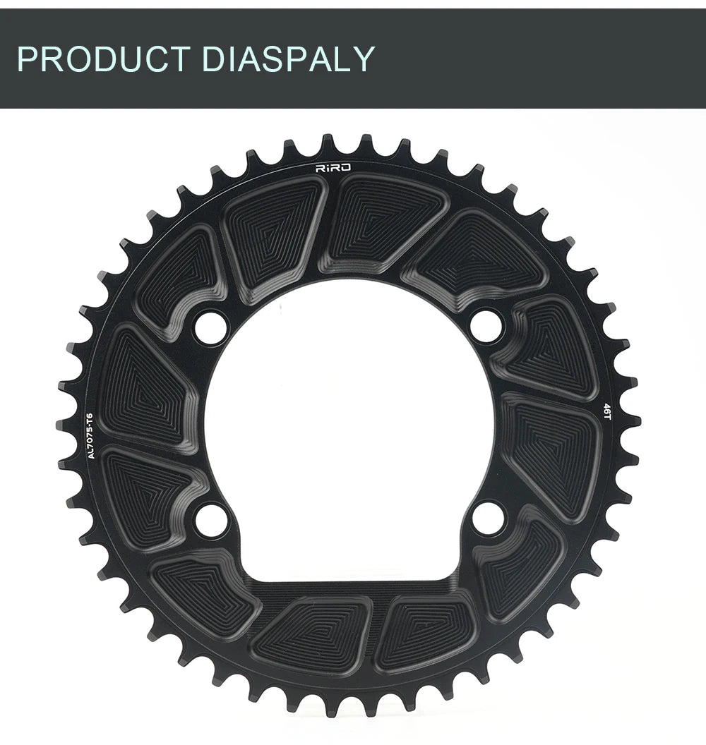 RIRO 110 BCD Chainring 9/10/11/12S Road Bike Chainring Aluminum Alloy Road Bicycle Chainwheel for SHIMANO R7000 R8000 R9100