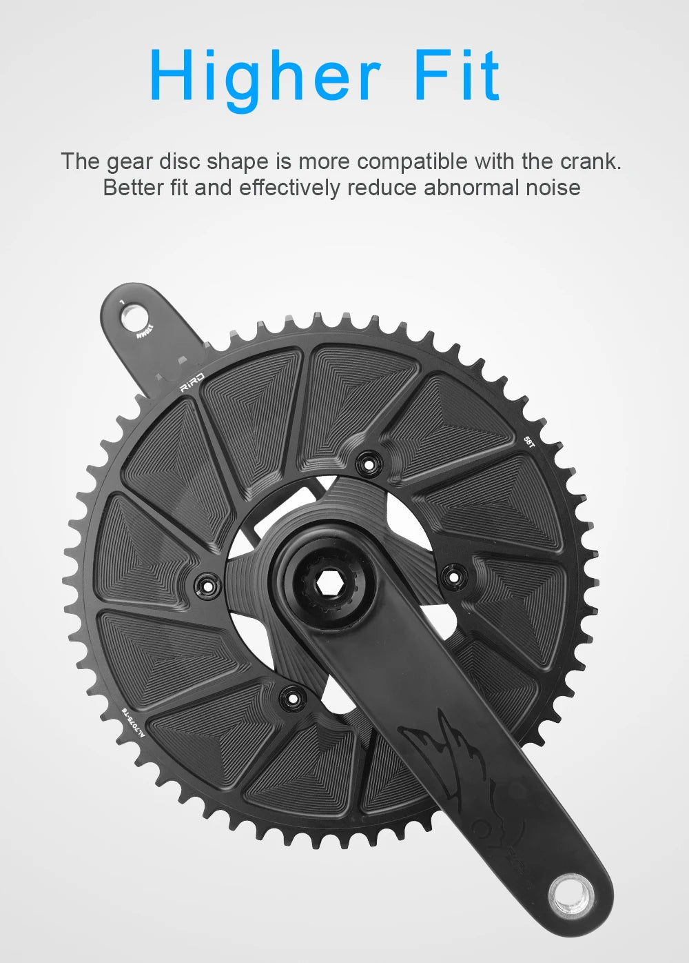 RIRO 110 BCD Chainring 9/10/11/12S Road Bike Chainring Aluminum Alloy Road Bicycle Chainwheel for SHIMANO R7000 R8000 R9100