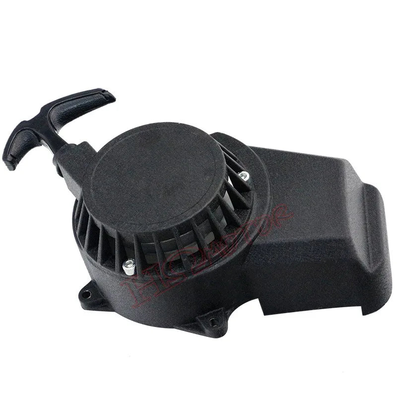 Lyr For  Moto Quad ATV Black Alloy Pull Start Recoil Starter with Screws  2 Stroke 47cc 49cc Pocket Coolster SX50 Mini Dirt Bike