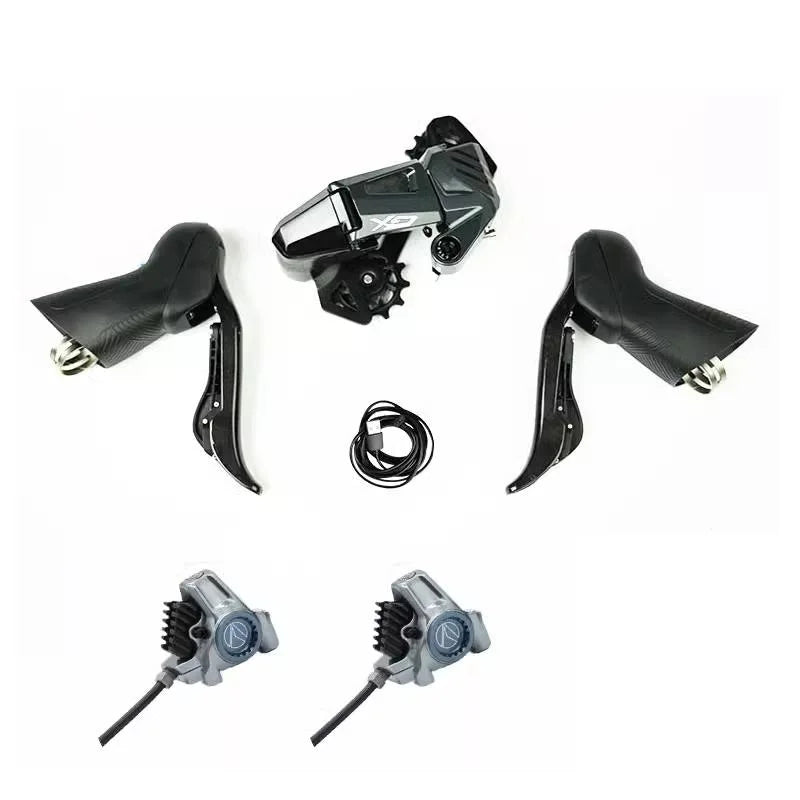 Wheeltop New GeX Gravel Bike Wireless Electronic Shifte Groupset r Single Chainring 7-13 Speed High-Tension Rear Derailleur