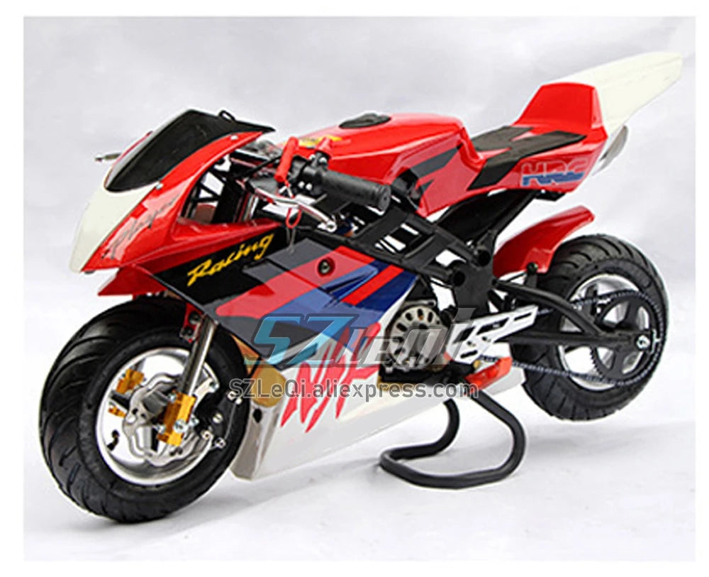 49CC 50CC 2Stroke Mini Motorcycle Small Buggy Gasoline Scooter ATV off-road Superbike Adult Vehicle Mountain Child Gas Moto Bike